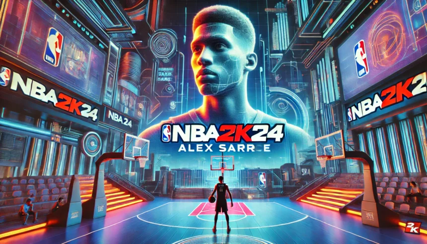 NBA 2K24 Alex Sarr Cyberface